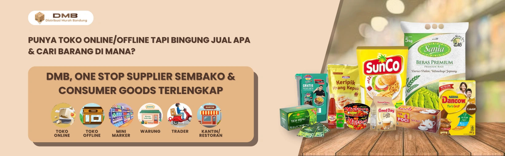 4. Punya toko online offline