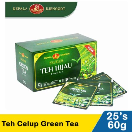 Kepala Djenggot Teh Celup 25's Green Tea 60g