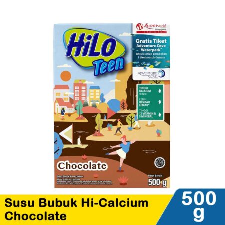 Hilo Teen Susu Bubuk Hi-Calcium Coklat 500g