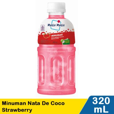 Mogu-Mogu Minuman Nata de Coco Strawberry 320ml