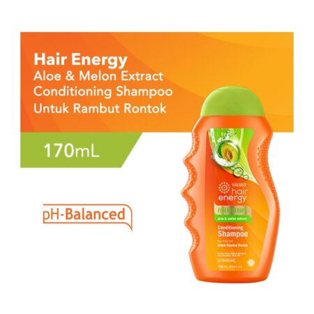 Makarizo Hair Energy Fibertherapy Shampoo Aloe & Melon 170ml