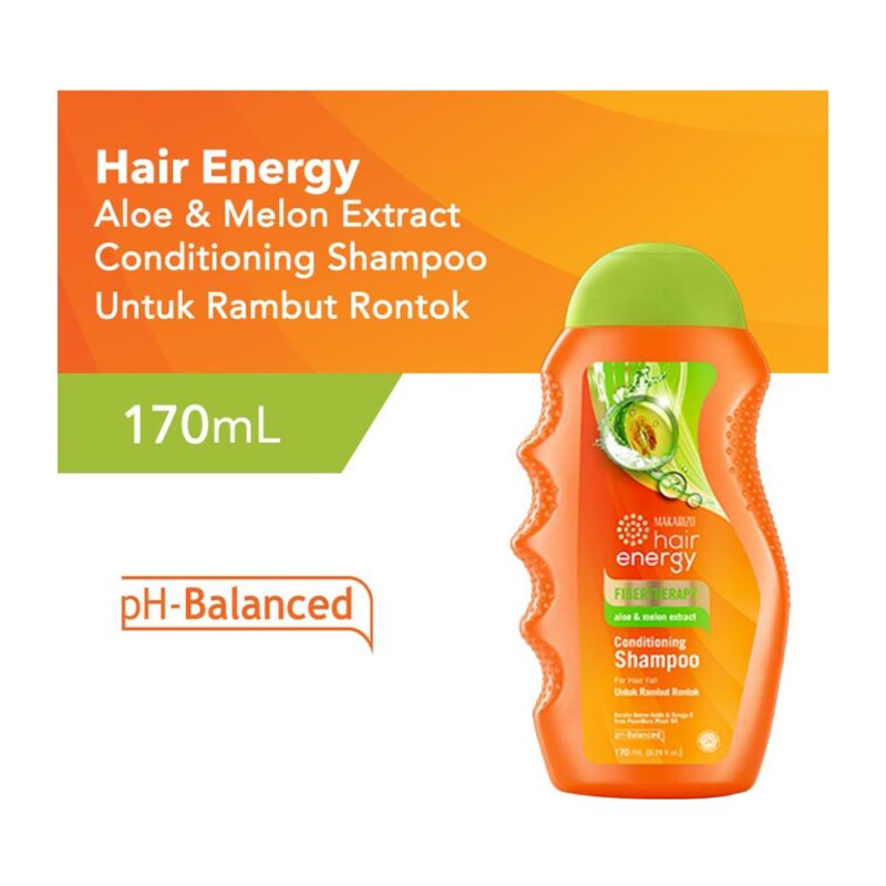 Makarizo Hair Energy Fibertherapy Shampoo Aloe & Melon 170ml