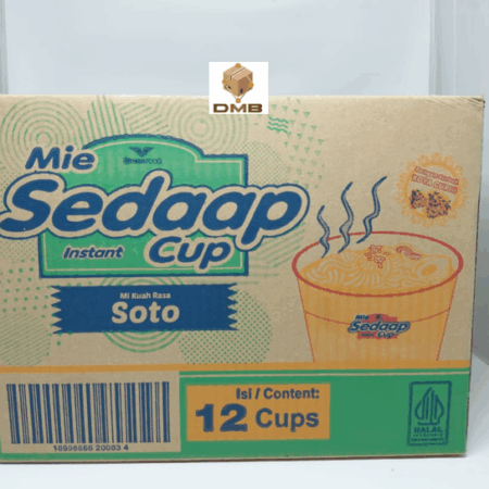 Mie Sedap Cup Kuah Soto [1krt=12pcs]