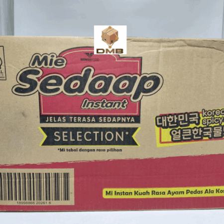Mie Sedap Korean Spicy Soup kuah [1krt=40pcs]