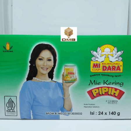 Mie Burung Dara Pipih [1krt=24pcs]