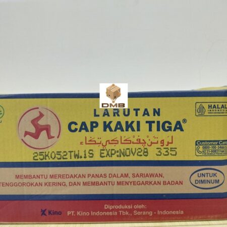 Larutan Kaki Tiga 200ml Botol [1krt=48pcs]