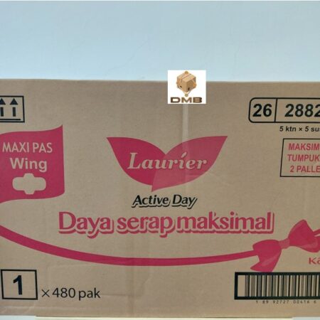 Laurier Super Slim Wing Sak [1krt=48renceng]