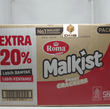 Roma Malkist Creackers 126g[1krt=30pcs]