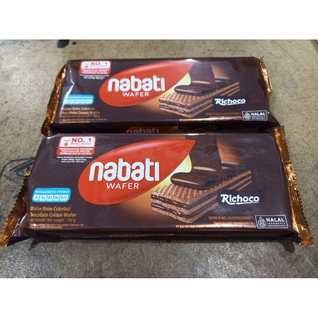 Nabati Wafeer Coklat 20.5g 1000s - Gambar 3