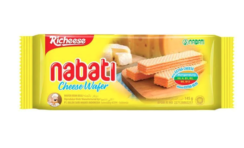 Nabati Wafer Keju 20.5g 1000s - Gambar 3