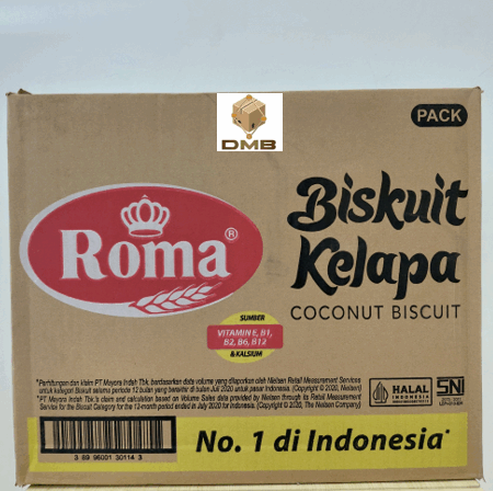 Roma Kelapa Biskuit 300gr[1krt=28pcs]