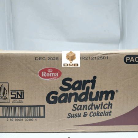Roma Sari Gandum Sandwich 108g [1krt=24pcs]