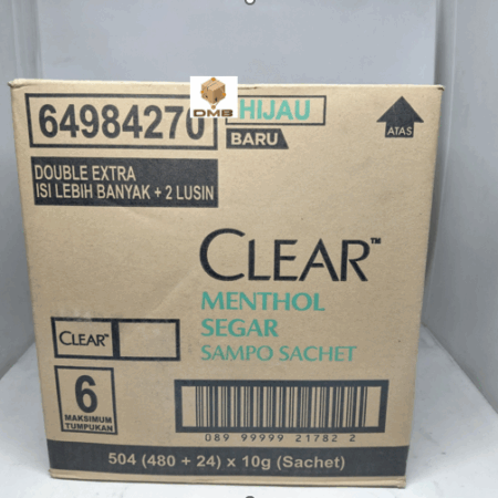 Clear Shampo Sak Hijau [1krt=40renceng=12pcs]