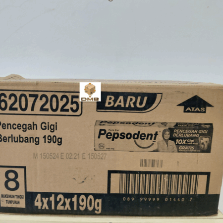 Pepsodent Jumbo 190gr [1krt=4pack=1pack=48pcs]