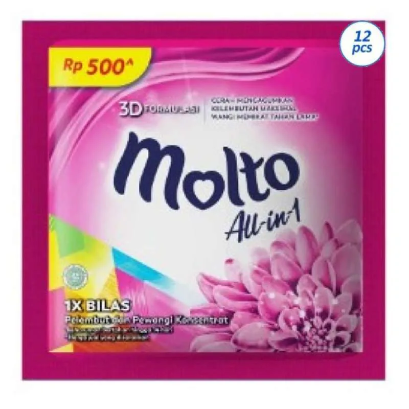 Molto Sachet 11ml Pink 500s - Gambar 3